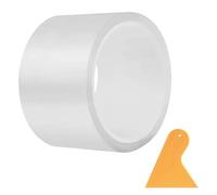 Film de Protection Transparent Auto-Adhésif 7cm x 10m, Autocollant Anti-Rayures Universel pour Seuil Bord Peinture de Voiture, Stickers pour Voiture, Moto et Vélo avec Spatule