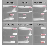 Film de protection transparent HD supérieur et inférieur, 1 pièce, pour NS NDSL NDSL pour 2DS, nouveau protecteur d'écran LCD 3DS XL For New 3DS