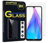 Film de protection - VCOMP - Pack de 2 - Verre trempé - Résistant aux rayures - Pour Xiaomi Redmi Note 8T 6.3""