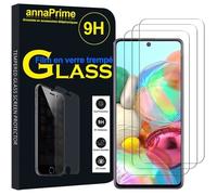 Film de protection - VCOMP - Pack de 3 - Verre Trempé - Pour Samsung Galaxy A71 5G - Résistant aux rayures