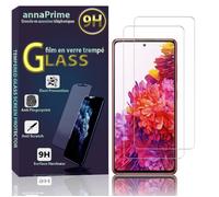 Film de protection - VCOMP - Samsung Galaxy S20 FE 2022 - Pack de 2 - Verre Trempé - Résistant aux rayures
