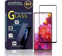 Film de protection - VCOMP - Samsung Galaxy S20 FE - Verre Trempé - Noir - 6.5 pouces