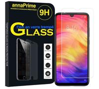 Film de protection - VCOMP - Xiaomi Redmi Note 7/7 Pro - Verre Trempé - Résistant aux rayures - 1 unité