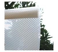 Film de protection visuelle pour fenêtre, film en maille perforée, jetable, en vinyle, perforé, jetable, pour fenêtre, rouleau de film en verre, blanc, 500 x 45 cm