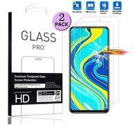 Film de Protection - Xiaomi - Redmi Note 9 Pro - Verre Trempé - 2 PC - Résistant aux Rayures