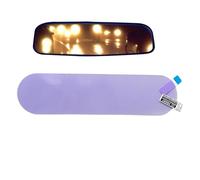 Film de rétroviseur de voiture - Couche de sécurité résistante à l'humidité - Filtre résistant aux intempéries - Stick - On - Couverture hydrophobe portable longue durée anti-rayures pour