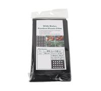 Film de Serre Film de paillage Noir perforé en PE, 5 Trous, 95 cm x 10 m, 0,030 mm, for Plantes de Jardin, for Fraises