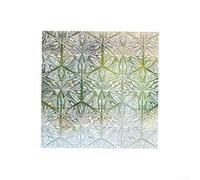 Film de verre intérieur avec motif en relief dimensionnel par l'artisanat traditionnel du vitrail pour la maison et le bureau (60 cm x 200 cm)