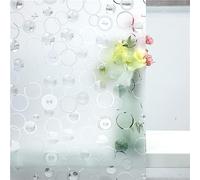 Film De Veuve en Verre Dépoli, Film De Confidentialité De Veuve Décorative, Autocollant De Veuve en Verre Staied, Su Blockig Statique Cligs Veuve Cligs pour, Circles Pattern, 90 x 500 cm