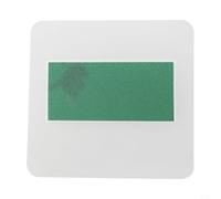 Film de visionnage de champ magnétique pour visualisation de champ magnétique - Détecteur de carte à membrane carrée 25 mm/30 mm/50 mm, couleur réelle et effet gris, (vert, 25 x 25 mm)