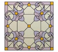 Film de vitrail givré for confidentialité, Autocollants Mats statiques for Douche, Cuisine, Bureau, décoration Maison(19,56X56cm)