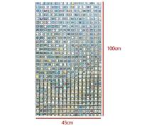 Film Décoratif Arc-En-Ciel Teinté Pour Fenêtre, Autocollant Statique, Mosaïque 3d, Feuille De Verre De Confidentialité