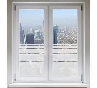 Film décoratif pour vitre INDIGOS UG - Multi-fonctions : pare-vue, protection solaire, décoration - À larges rayures opaques ORACAL®, 1000mm x 500mm