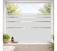 Film décoratif pour vitre INDIGOS UG - Multi-fonctions : pare-vue, protection solaire, décoration - À larges rayures opaques ORACAL®