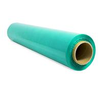 Film d'emballage étirable, film plastique vert pour l'emballage, rouleau de protection en plastique pour l'expédition, rouleau de 50 cm et jusqu'à 400 m étirable - Ofituria (1 unité)