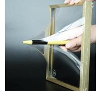 Film d'emballage for puces microfluidiques - Film PDMS transparent for culture cellulaire, membranes en silicone respirantes, 1 pièce/paquet(100x100mmx0.6mm)