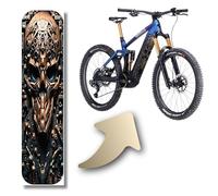Film design pour coque de batterie de vélo électrique pour CUBE Stereo | Modèles réaction hybrides, protection de cadre eBike, autocollant de vélo (couvercle cube 20-04377, 21-11463, 20-01818, Golden