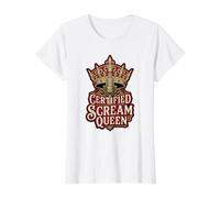 Film d'horreur Scream Queen Scary Lover B certifié Halloween T-Shirt Graphique avec Valeur