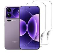 Film d'hydrogel pour Xiaomi 17 Pro Max/17 Ultra 6.9", 3PCS Protection d'écran Hydrogel HD Transparent Flexible Protecteur Souple en TPU,film protection Anti-Rayures