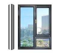Film D'intimité Pour Les Fenêtres - Film Miroir Auto-adhésif Avec Soleil Et Protection Thermique | Protection Jetable Pour Les Portes En Verre, Les Fenêtres Et Le Balcon | Film De Teinture Pour La Rég
