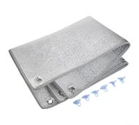 Film d'isolation de fenêtre en aluminium de 8 mm avec bordure de protection pour une durée de vie et une fonctionnalité prolongées (80 x 100 cm)