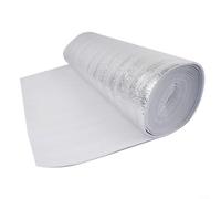 Film d'isolation thermique en feuille d'aluminium, rouleau réfléchissant la chaleur de 3 mm d'épaisseur, pour murs, radiateurs, amélioration de la maison, matériau économie d'énergie, noyau en coton