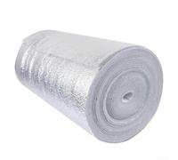 Film d'isolation thermique réfléchissant en feuille d'aluminium pour économiser de l'argent et augmenter l'efficacité thermique pour tout modèle de chauffage 60 cm x 5 m (50 cm-8 m)