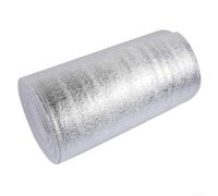 Film d'isolation thermique réfléchissant en feuille d'aluminium pour économiser de l'argent et augmenter la température ambiante avec coton perlé épais 60 cm x 5 m Taille (60 cm-2 m)