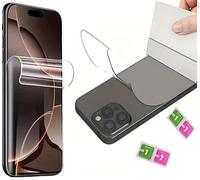 Film double face hydrogel transparent Compatible avec Samsung Galaxy A41 - Protection intégrale écran + dos, installation facile