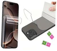 Film double face hydrogel ultra clair Compatible avec Samsung Galaxy A12 - Protection intégrale écran + dos, installation facile