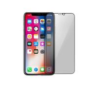 Film Ecran iPhone X et XS Verre Trempé Biseauté Anti-espion Bord noir