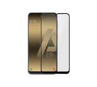 Protection écran smartphone Avizar Film ?cran samsung galaxy a20e verre tremp? 9h biseaut? transparent bord noir