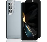 Film Écran Tpu Anti-Espion Pour Samsung Galaxy Z Fold4 (1 Pièce) + 2 Protections Lentille En Verre Trempé 9h ¿ Confidentialité Et Anti-Rayures