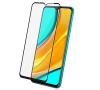Film Écran Xiaomi Redmi 9 Verre Trempé 9H Antichoc Anti-traces Contour Noir