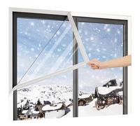 Film Electrostatique Anti-Froid Isolation Phonique Barrière Contre la Poussière Fenêtre Film de Survitrage for Vitrage Anti-Froid Calorifuge(150x100 cm=59.0"x39.3")