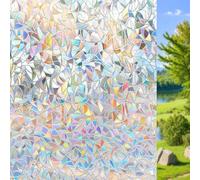 Film Electrostatique Vitre 100 x 170 cm Bon Intimité, Film Opaque pour Vitre Anti UV Dépoli Depoli Occultant pour Chambre Salon Salle de Bain Bureau, Croissant De Lune