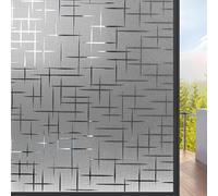 Film Électrostatique Vitre Brise Vue 50 x 100 cm Film pour Fenêtre Anti Regard Dépoli Electrostatique, Non-Adhésif Anti UV Protége Intimité pour Maison, Bureau, Doji