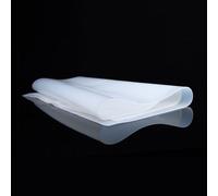Film en caoutchouc industriel de qualité supérieure, 500 x 500 mm, plaque en silicone blanche de 0,5 à 3 mm d'épaisseur, tapis en silicone pour protéger les meubles (blanc, 3 mm)