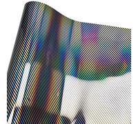 Film en Fibre de Carbone Pet pour Voiture | Film de Protection en Fibre de Carbone Autocollant pour Voiture,Style Moderne pour Intérieur et Amélioration Esthétique
