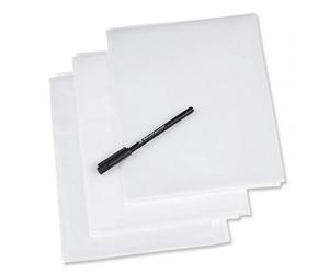 Film en plastique avec stylo pour décalquer - Prym 611298