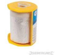 Silverline Tools Film de masquage et adhésif 100284 550 mm x 33 m avec dévidoir