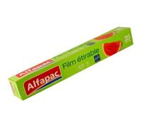 Alfapac – Film étirable 35 m – Très adhérent et résistant – Fabriqué en France