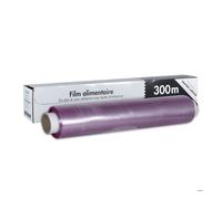 Film étirable alimentaire en boîte distributrice 0,45 x 300 m
