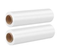 Film Étirable Renforcé 100cm, Film Palette Extra-Large 20 Microns, 500% Pré-étirement, Résistance Supérieure à la Perforation, Rouleau 710m, Pour Grands Palettes & Usage Industriel (Size:2 rolls set)