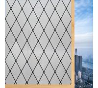 Film Fenêtre 75 x 130 cm Protection Thermique, Anti-Peeping, Anti UV, Protection Solaire, Electrostatique, Non Adhesif, Film Occultant Fenêtre Anti Regard pour, Grille