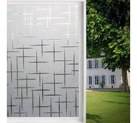Film Fenetre Anti Regard 50 x 500 cm Confidentialité Optimale Film Occultant Fenêtre Facilité D’Installation & Réversibilité pour Maison Bureau Cuisine, Étoile