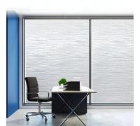 Film Fenêtre Anti Regard Film Electrostatique Vitre Mat Anti UV Bon Protection de la Vie Privée Statique Cling Film de Verre Opaque pour Bureau à Domicile Salon Cuisine.(Lignes) (45x200cm)