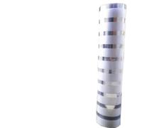 Film Fenetre Anti Regard Film for fenêtre cloison de Bureau Anti-Collision rayé Verre Autocollant Anti-Exposition Salle de Bain meulage Verre Film Transparent Opaque(Large Striped,60cmX5M)