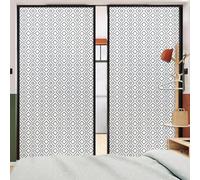 Film Fenetre Anti Regard Géométrie Abstraite Filtre Fenetre Anti Regard Thermique Occultant Window Film Opaque Vitrage Pas De Colle Films pour Fenêtre Electrostatique 45x100cm/2 Pcs