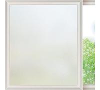 Film Fenêtre Anti Regard Jour et Nuit 50 x 100 cm Autocollant Givré Film Occultant Fenêtre Film Opaque et Réutilisable, Bon Intimité, Anti UV pour Maison, Bureau, Mat Pur